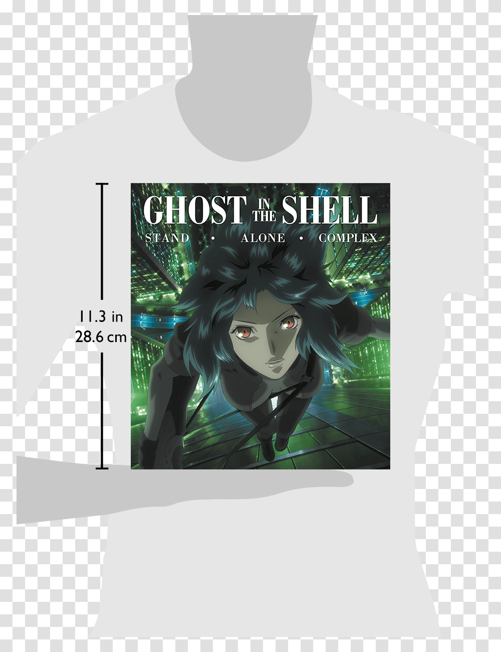 Ghost In The Shell Stand Alone Complex Blu Ray, Person, Sleeve, T-Shirt Transparent Png