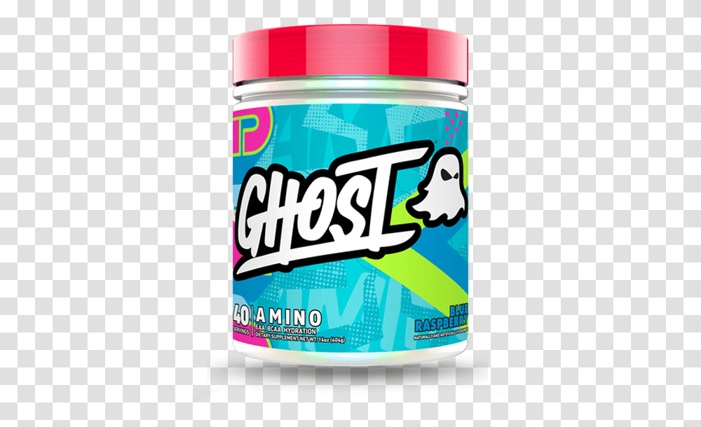 Ghost Lifestyle Amino V2 Blue Raspberry Metal, Tin, Paint Container, Can, Gum Transparent Png