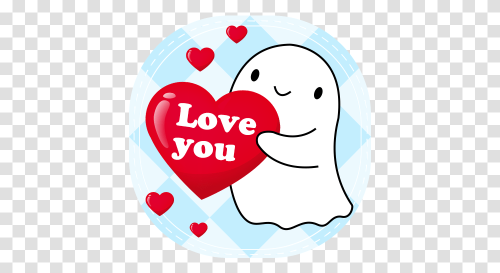 Ghost Love, Heart, Sweets, Food, Confectionery Transparent Png