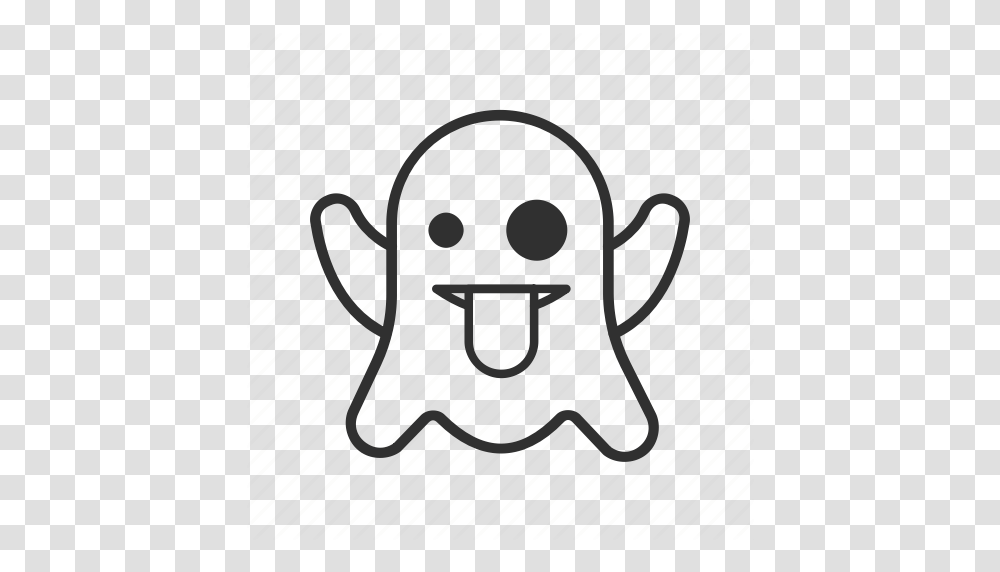 Ghost Monster Snapchat Spirit Teasing Ghost Tongue Tongue, Pottery, Stencil, Teapot Transparent Png