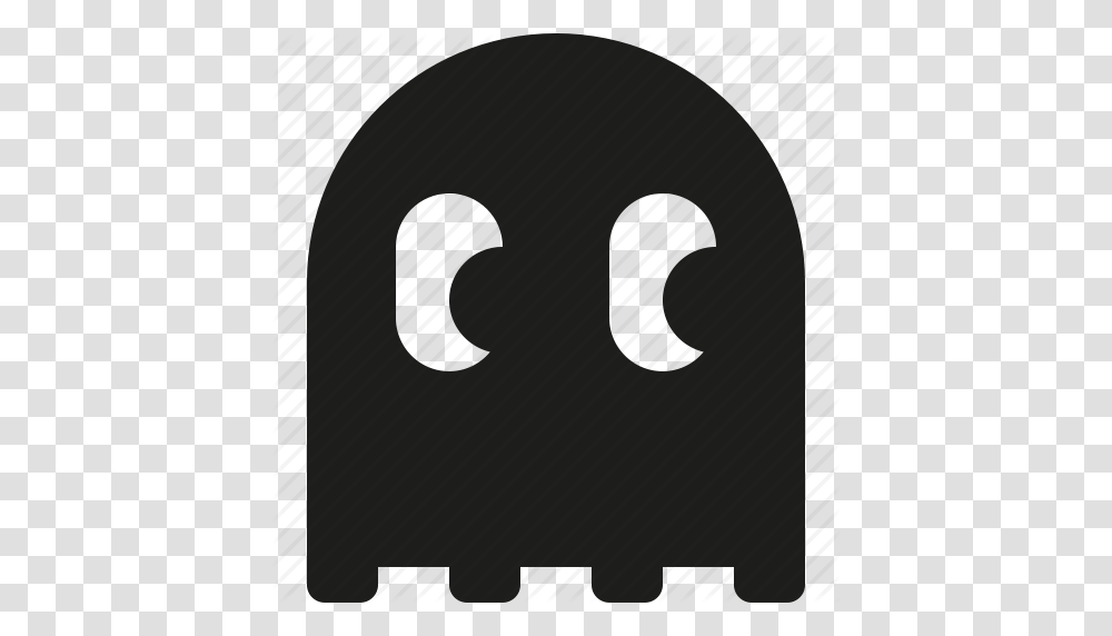 Ghost Pacman Icon, Hole, Stencil Transparent Png