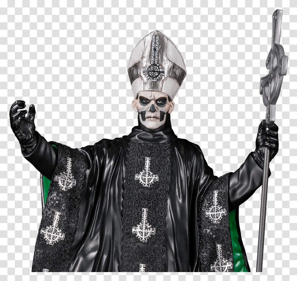 Ghost Papa Emeritus, Person, Face, Figurine Transparent Png