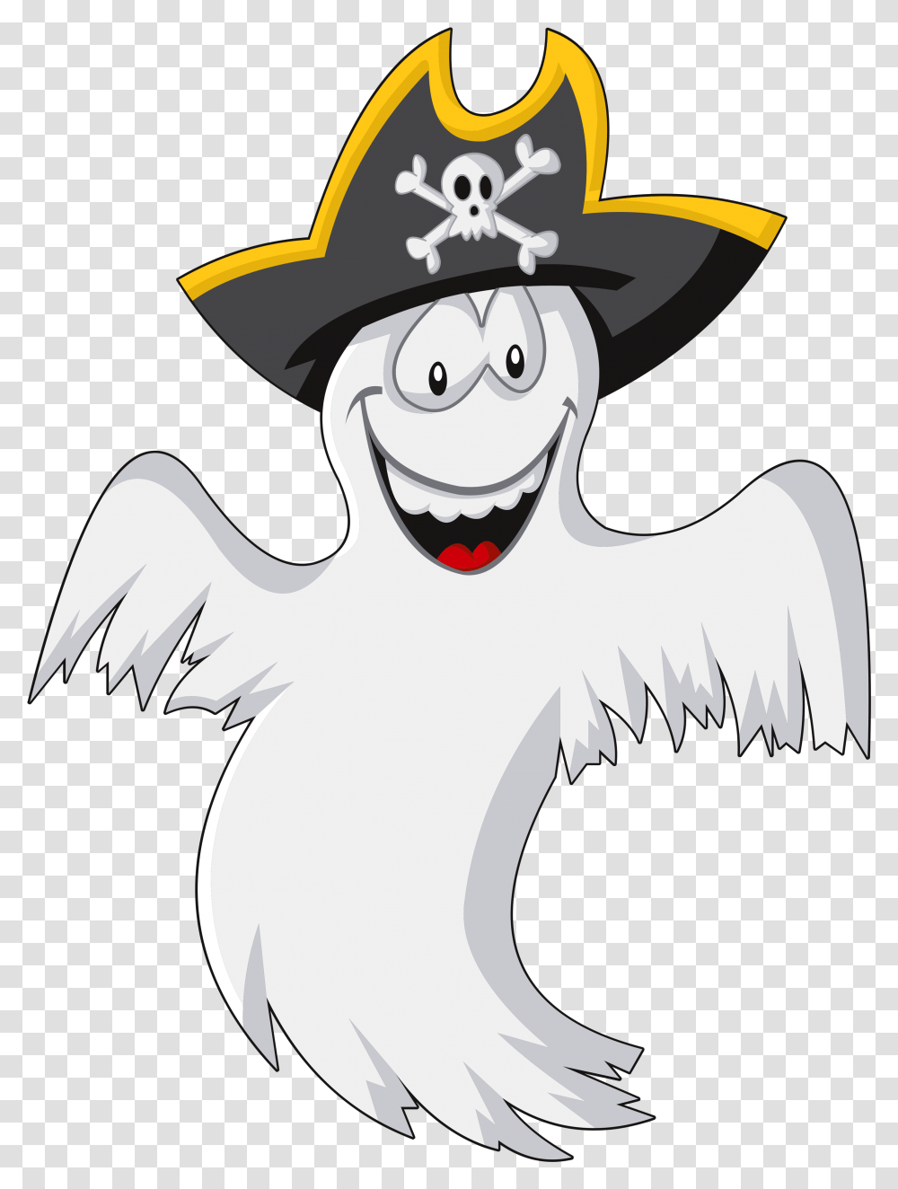Ghost Pirate Ghost Clipart, Vulture, Bird, Animal, Condor Transparent Png