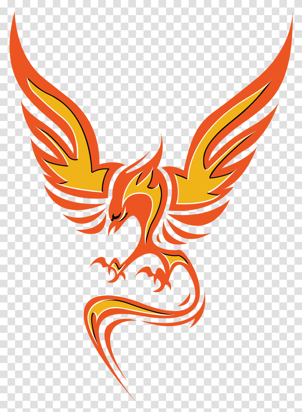 Ghost Recon Breakpoint Live Event - Out Of The Ashes Fire Phoenix Logo, Dragon, Bird, Animal, Emblem Transparent Png