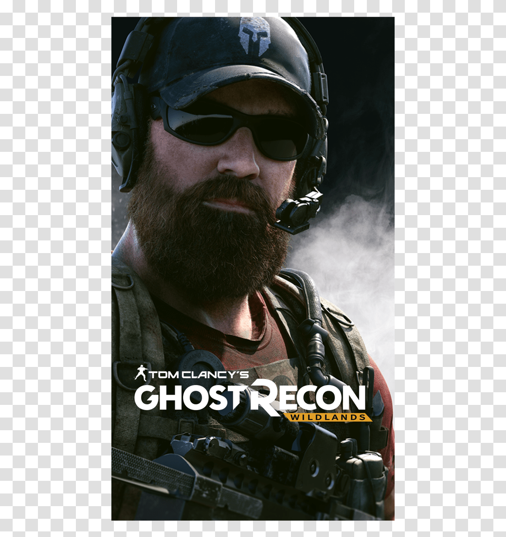 Ghost Recon Nomad Hat, Face, Person, Human, Beard Transparent Png