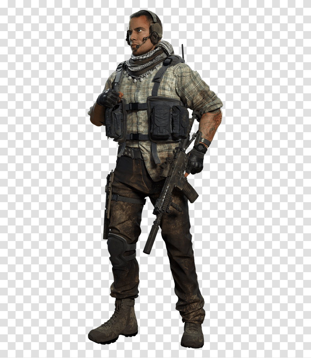 Ghost Recon Wildlands 3d Character Engineer Call Of Duty Infinite Warfare Warfighter, Person, Military, Army, Armored Transparent Png