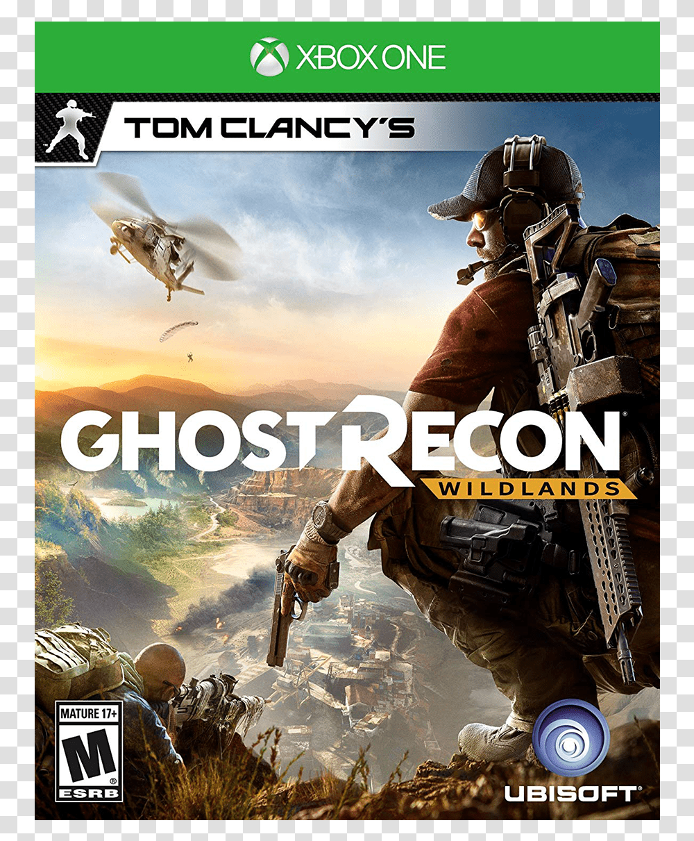 Ghost Recon Wildlands Xbox One, Advertisement, Poster, Person, Bird Transparent Png