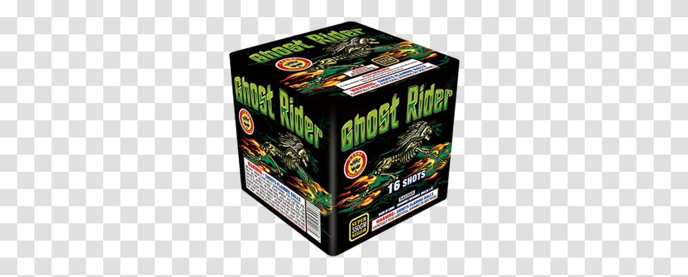 Ghost Rider 16 Shots 350g New For 2019 Cube, Outdoors, Flyer, Plant, Nature Transparent Png