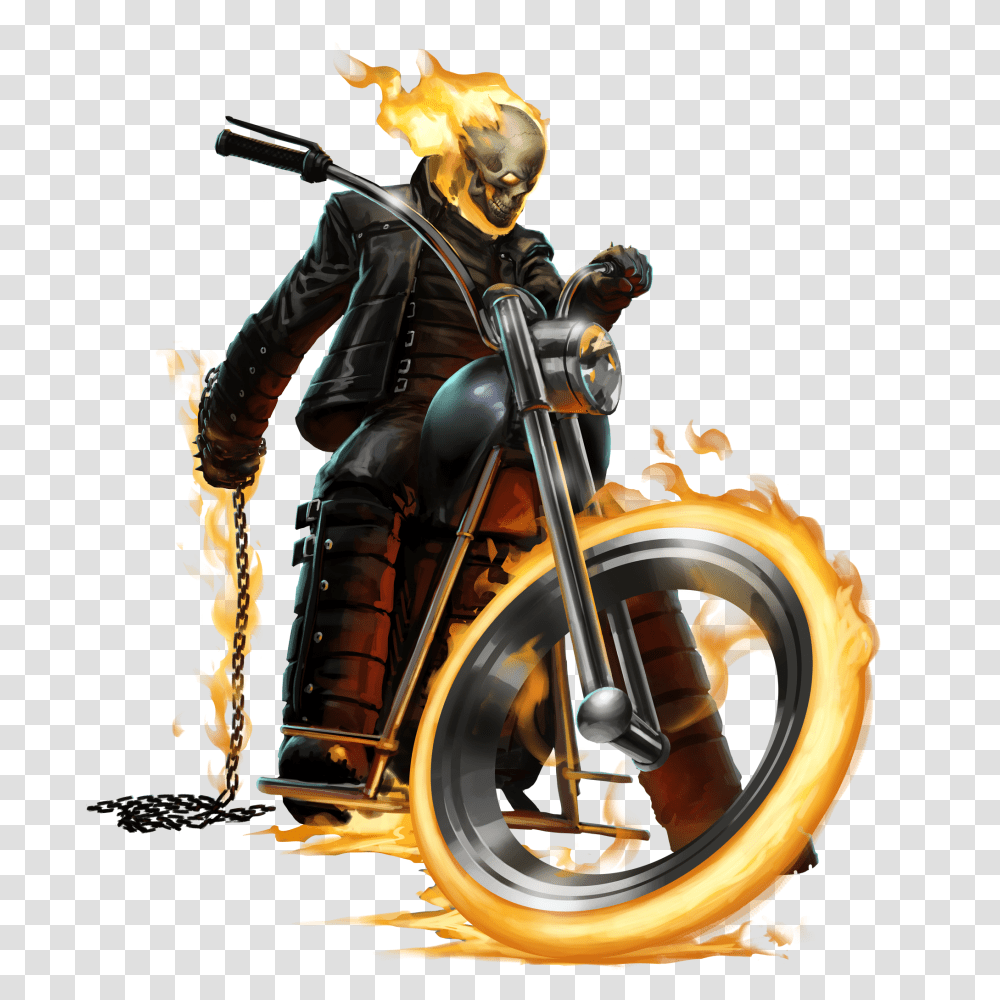 Ghost Rider Clip Art Fun For Christmas Halloween, Person, Wheel, Machine, Motorcycle Transparent Png