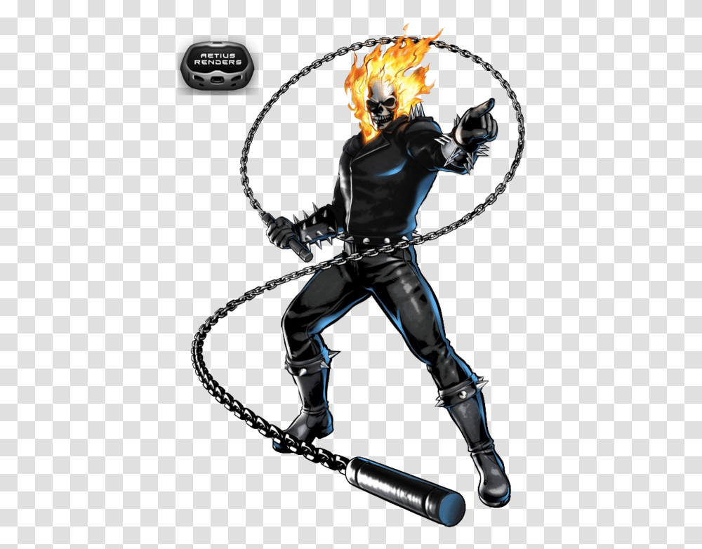 Ghost Rider Clipart Zero Ultimate Marvel Vs Capcom, Ninja, Person, Human, Sport Transparent Png