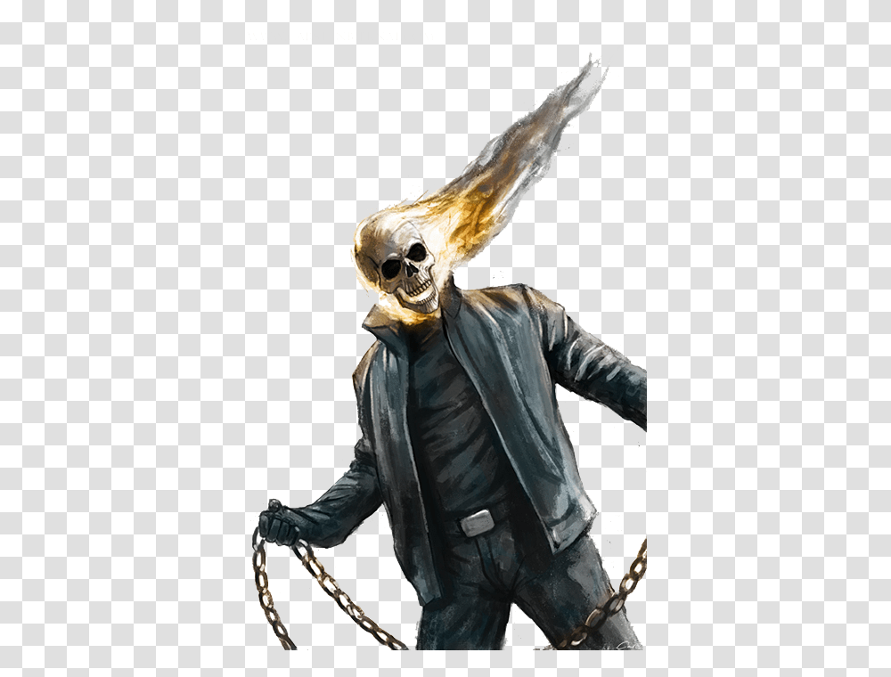 Ghost Rider Face Photos Ghost Rider, Apparel, Coat, Jacket Transparent Png