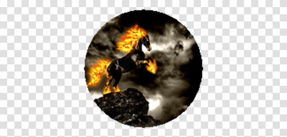 Ghost Rider Horse Roblox Fiery Hell Horse, Bonfire, Flame Transparent Png