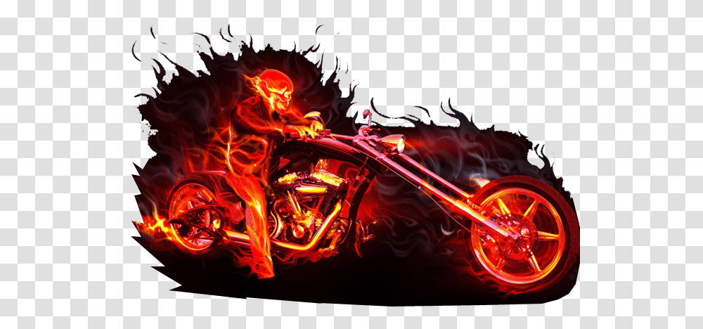 Ghost Rider Image Ghost Rider Fire Bike, Wheel, Machine, Dragon, Lobster Transparent Png