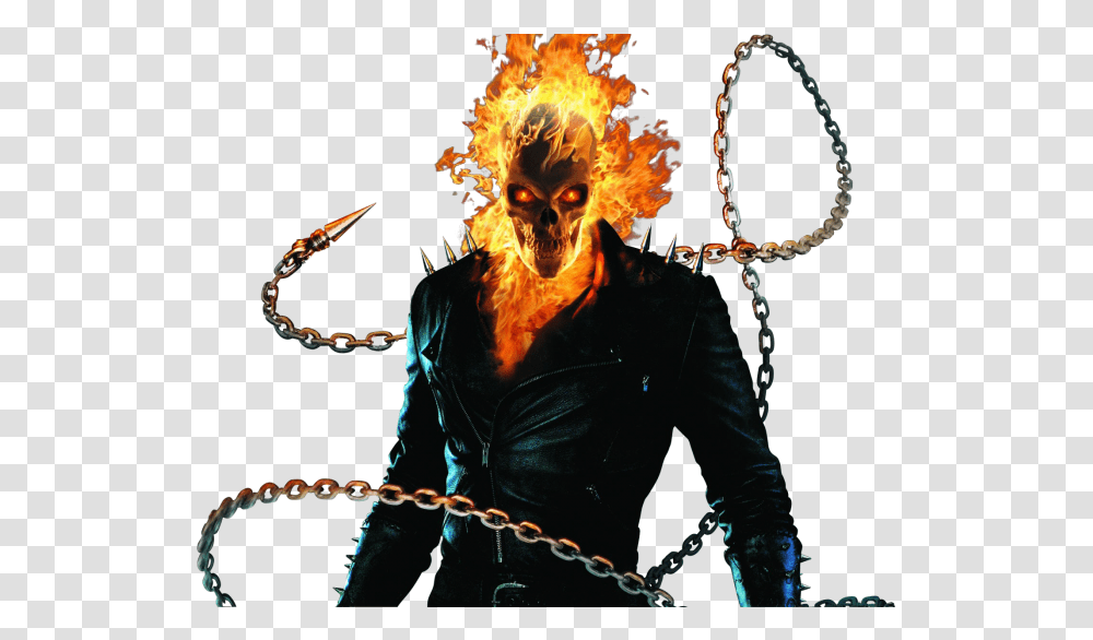 Ghost Rider Logo Johnny Blaze Movie Ghost Rider, Person, Human, Whip, Hula Transparent Png