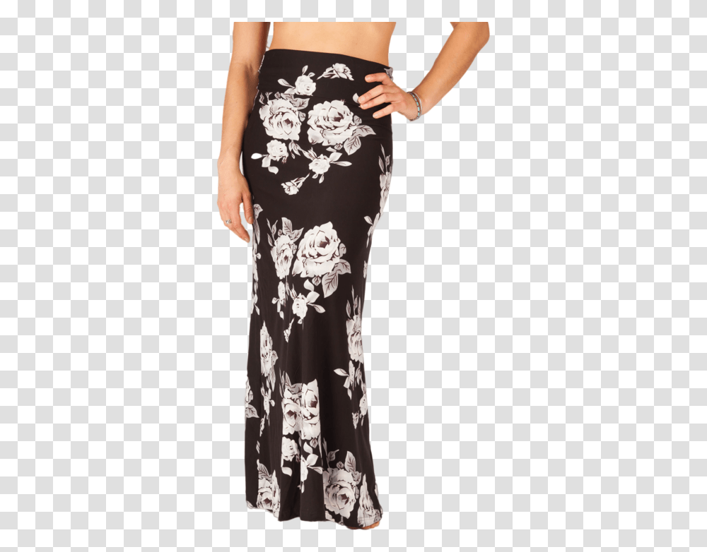 Ghost Rose Maxi Skirt Pencil Skirt, Dress, Person, Female Transparent Png