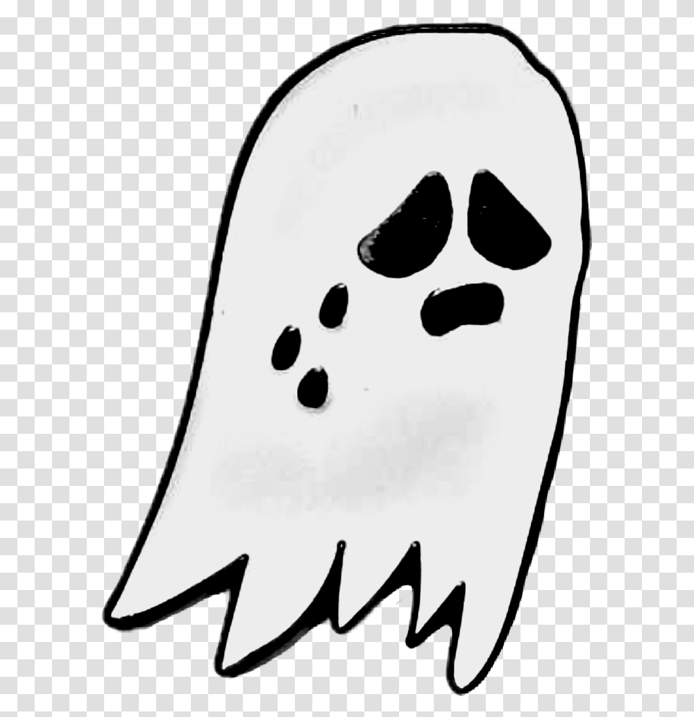 Ghost Sad Cute Blackandwhite Boo Ooh Tears Crying Boo Ghost Crying Transparent Png