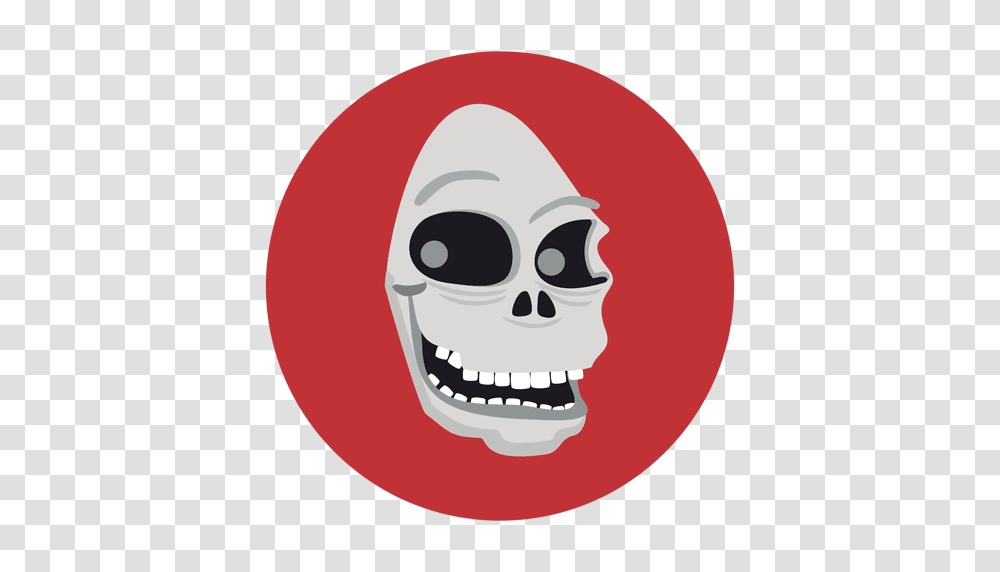Ghost Skull Circle Icon, Head, Face, Teeth, Mouth Transparent Png