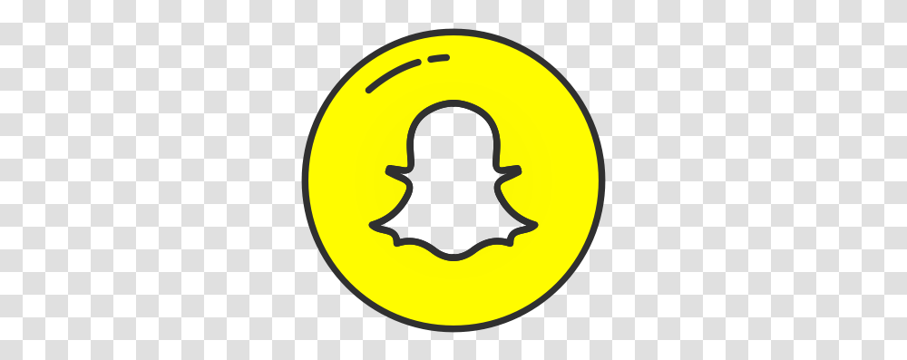 Ghost Snapchat Logo Icon Logo Snapchat, Symbol, Trademark, Pac Man, Batman Logo Transparent Png