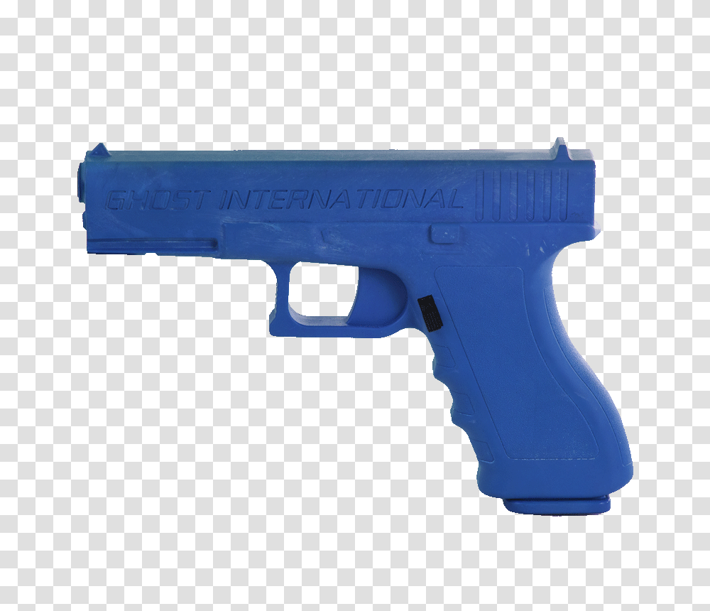 Ghost Training Gun Glock Small Frame Model Blue, Weapon, Weaponry, Handgun Transparent Png