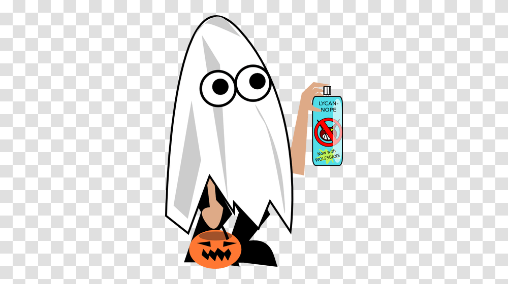 Ghost Trick Or Treate Vector Image, Apparel, Bottle Transparent Png