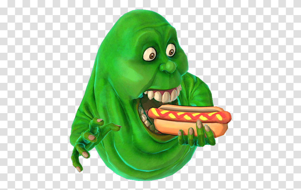 Ghostbuster World Slimer Cartoon, Toy, Food, Plant, Reptile Transparent Png