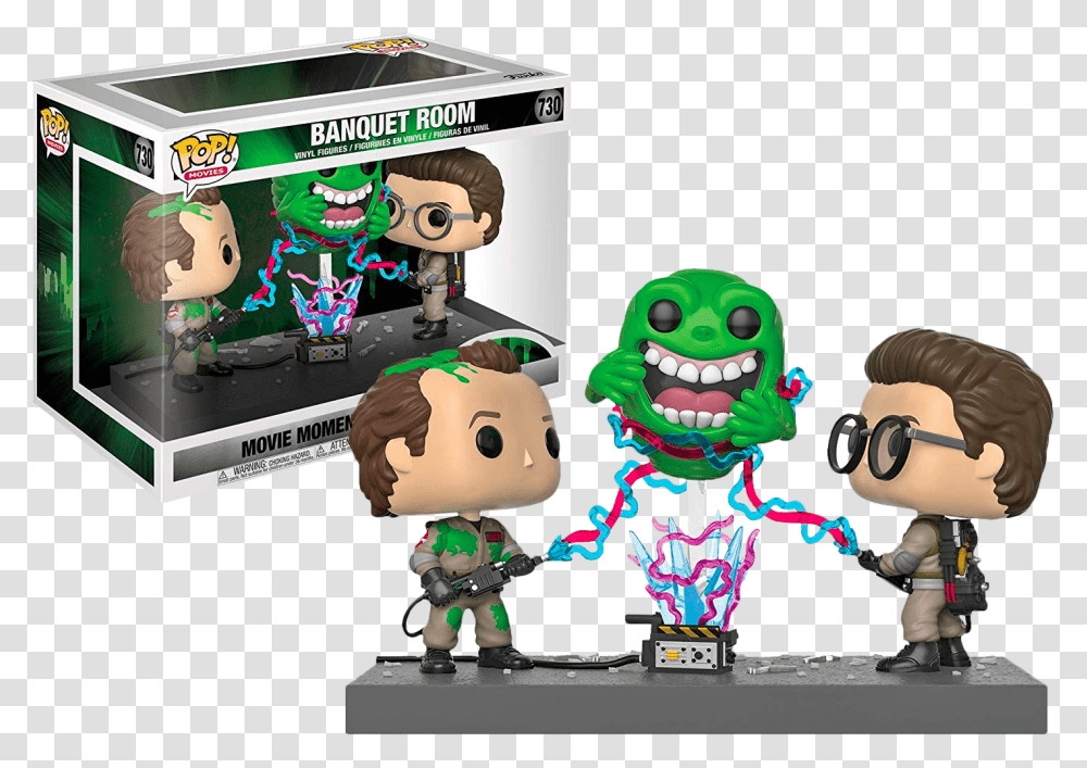 Ghostbusters Banquet Room Pop Movie Moment, Person, Toy, Furniture, Table Transparent Png