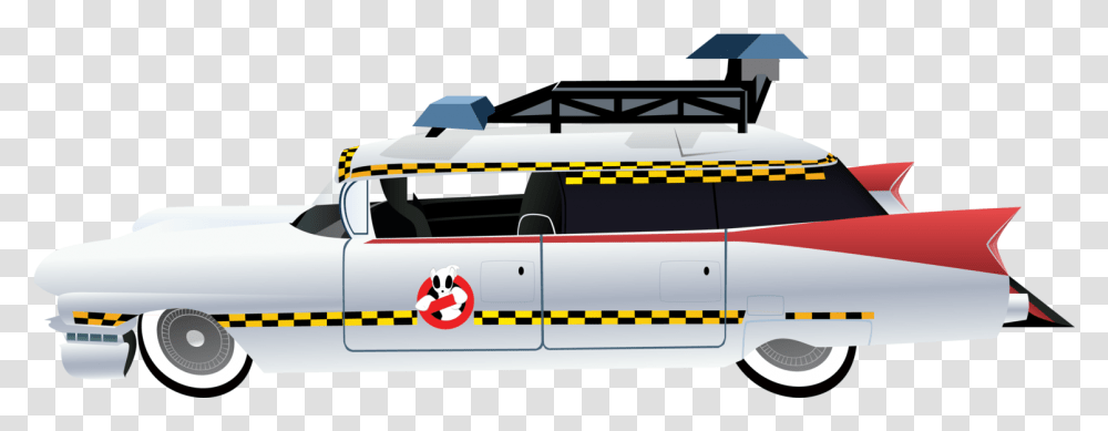 Ghostbusters Car Ghost Buster Car, Roof Rack, Transportation, Vehicle, Caravan Transparent Png