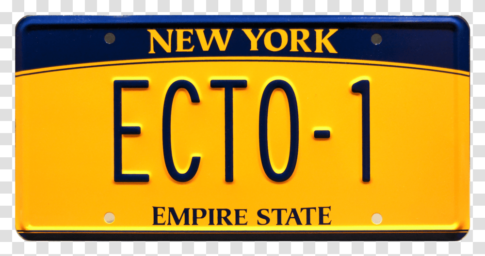 Ghostbusters Ecto 1 License Plate, Vehicle, Transportation, Word Transparent Png