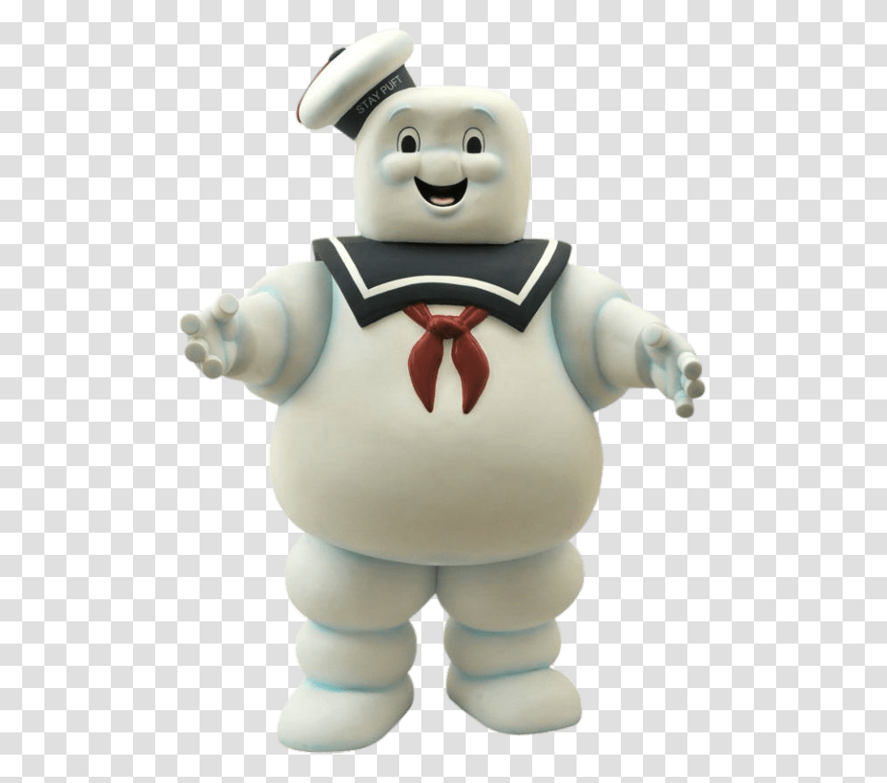 Ghostbusters Marshmallow Man Stay Puft Marshmallow Man, Figurine, Snowman, Outdoors, Nature Transparent Png