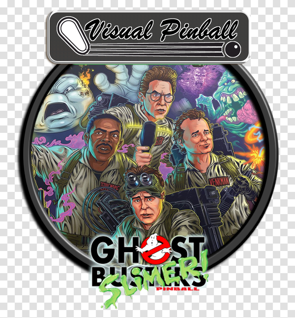 Ghostbusters Pinball Backglass, Person, Poster, Advertisement, Performer Transparent Png