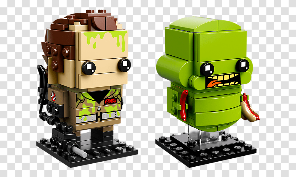 Ghostbusters Slimer Lego Brickheadz Ghostbusters, Toy, Robot, Machine Transparent Png