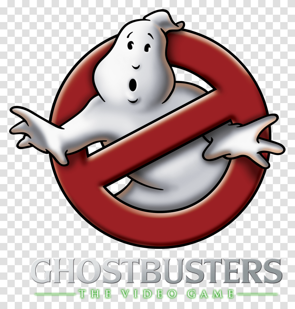 Ghostbusters The Video Game Logos Ghostbusters Logo, Helmet, Clothing, Symbol, Text Transparent Png