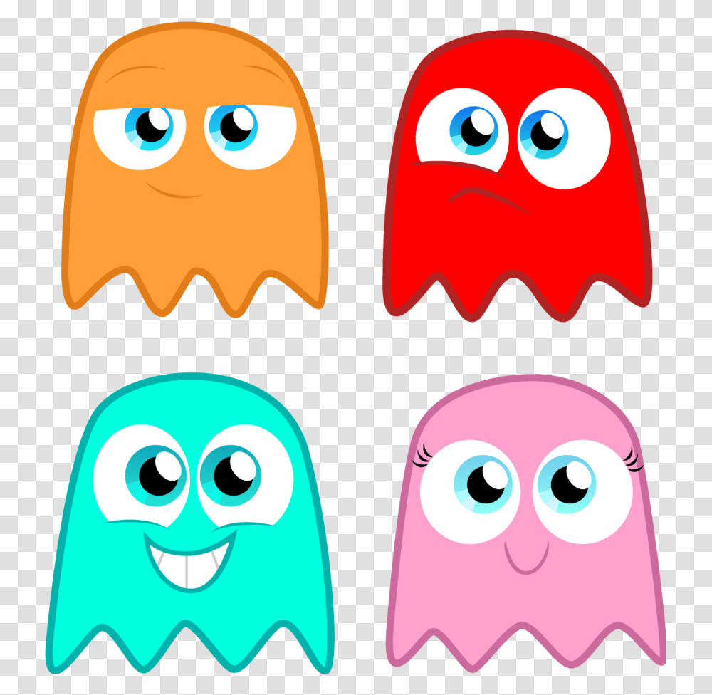 Ghostly Clipart Ghost Outline, Pac Man, Peeps Transparent Png
