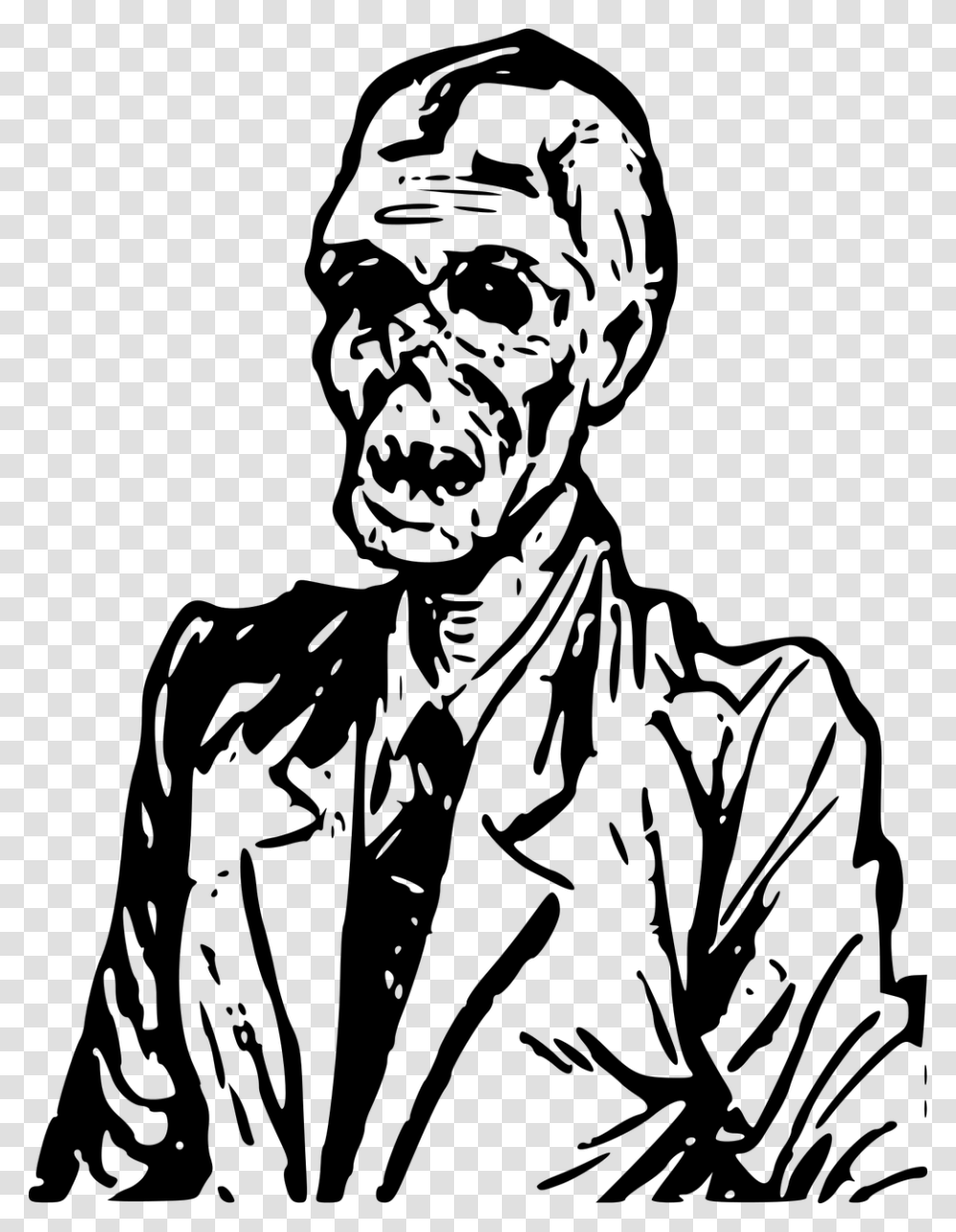 Ghoul Clipart, Gray, World Of Warcraft Transparent Png