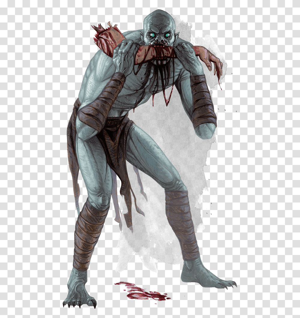 Ghoul Vampire Spawn Dnd, Person, Drawing Transparent Png