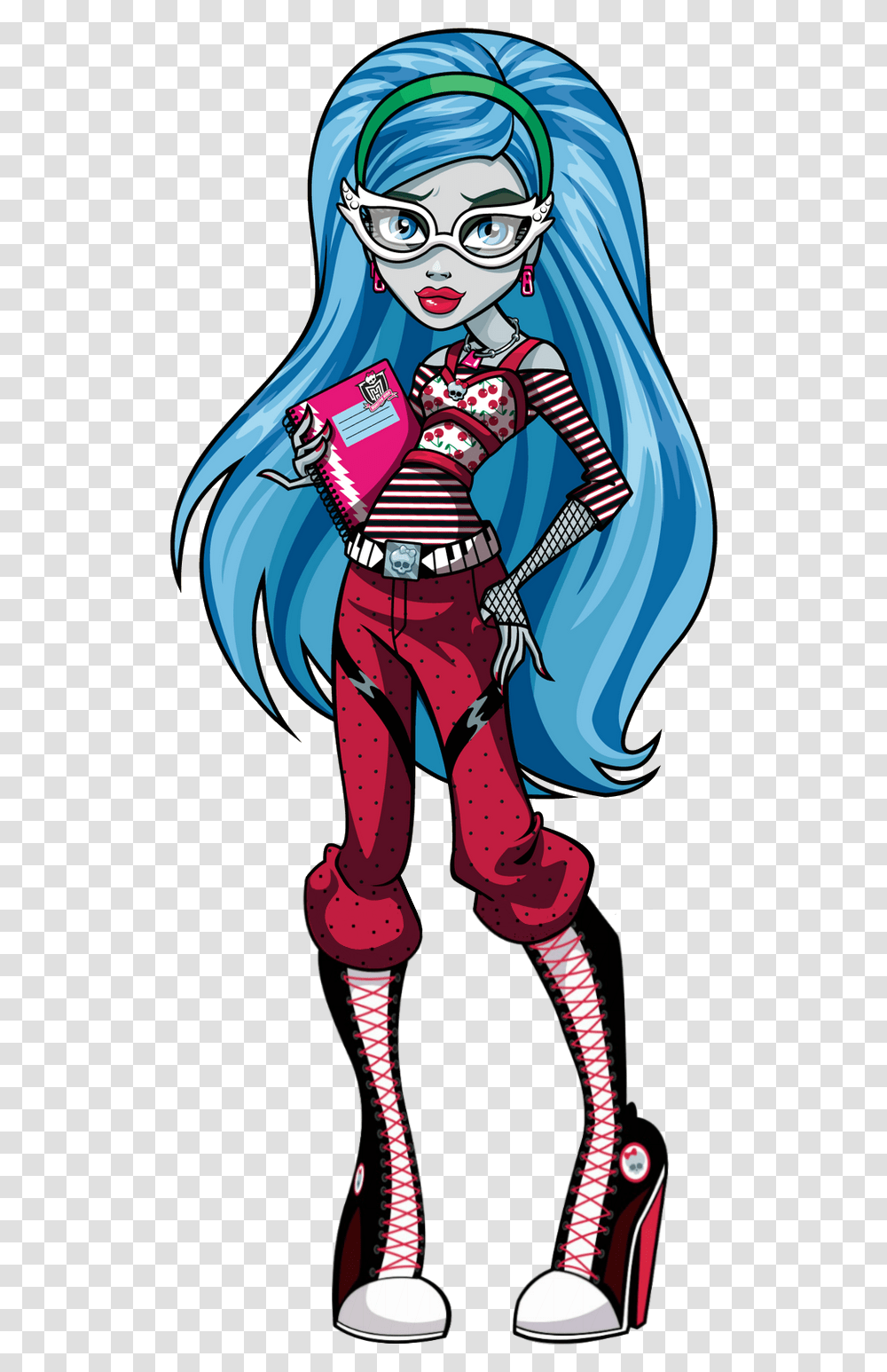 Ghoulia Yelps, Comics, Book, Manga, Person Transparent Png