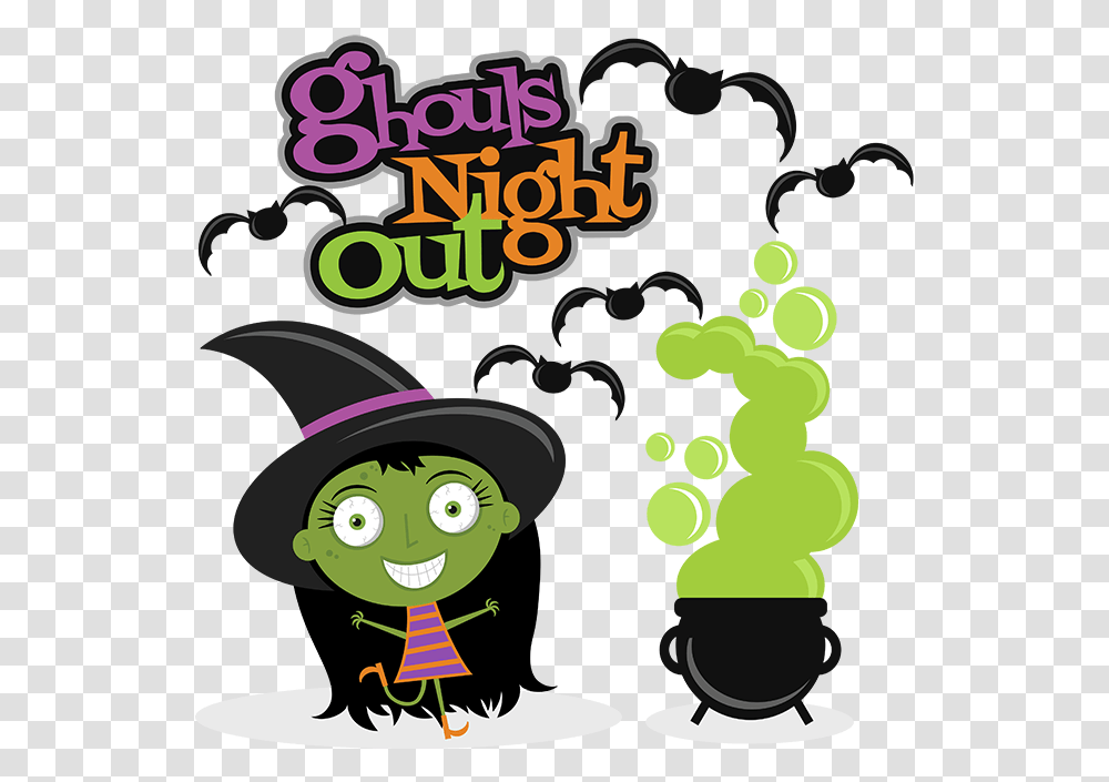 Ghouls Night Out Clipart, Poster, Advertisement, Flyer Transparent Png
