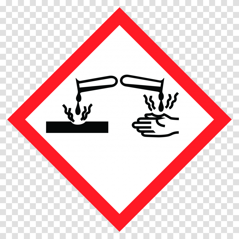 Ghs Hazard Pictograms For Download, Road Sign, Triangle, Stopsign Transparent Png