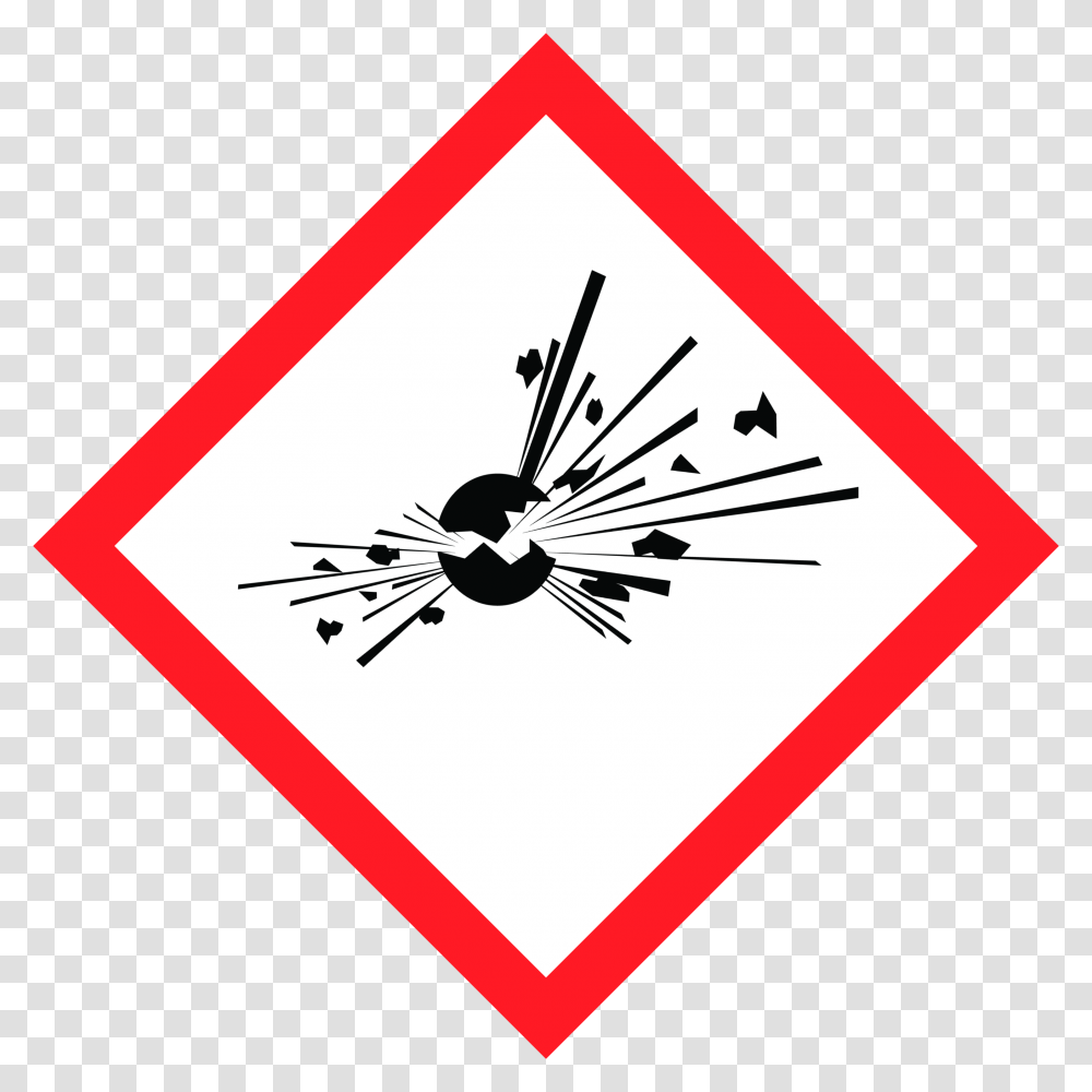 Ghs Pictograms Explosive, Label, Wall Clock Transparent Png
