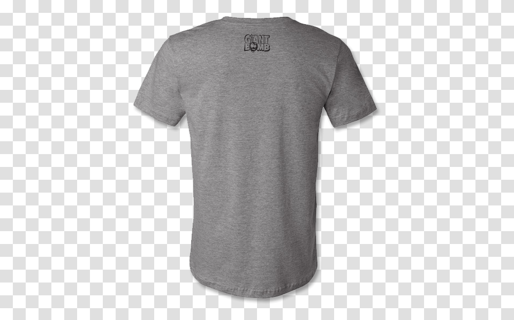 Giant Bomb Athletic T ShirtClass Anvil T Shirt Grey, Apparel, T-Shirt, Sleeve Transparent Png