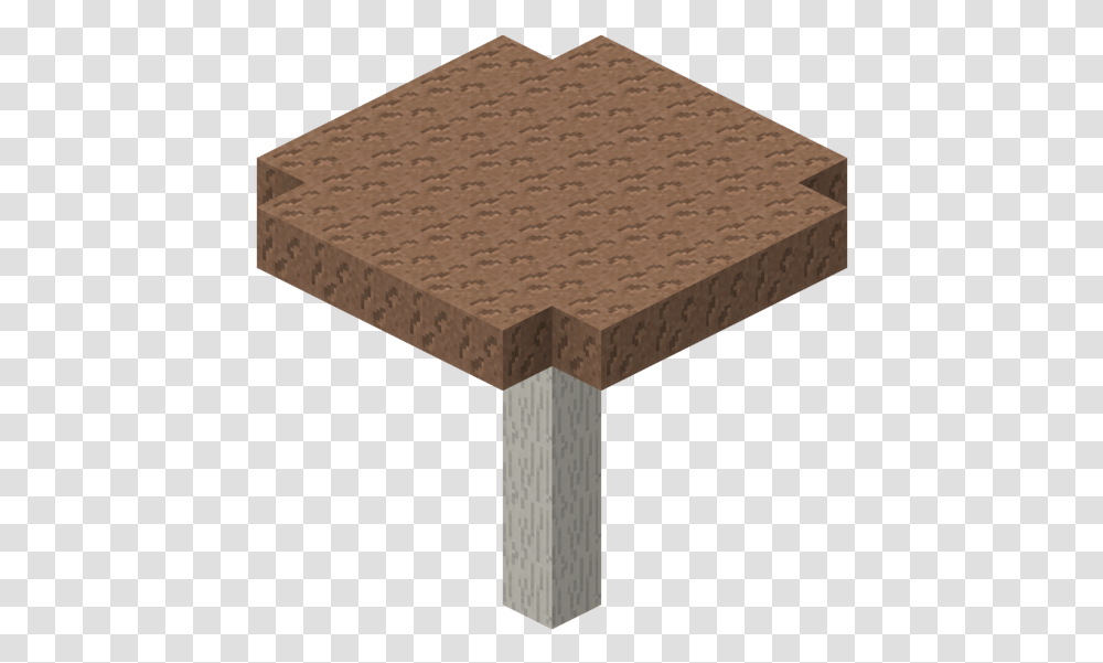 Giant Brown Mushroom Minecraft, Tabletop, Furniture, Coffee Table, Wood Transparent Png