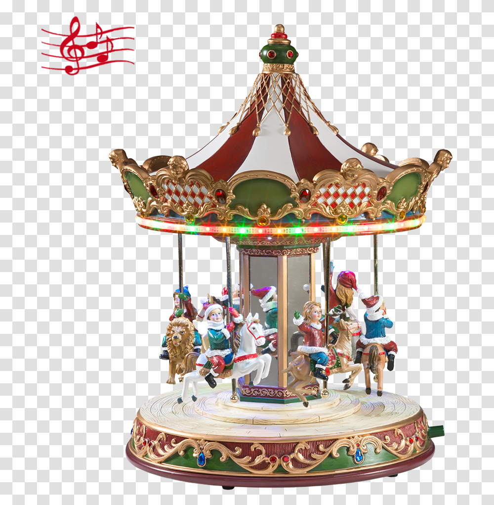 Giant Carousel Music Box Child Carousel, Amusement Park, Theme Park, Person, Human Transparent Png