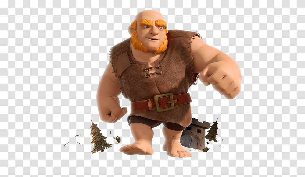 Giant Clash Royale Giant, Person, Human, Toy, Figurine Transparent Png