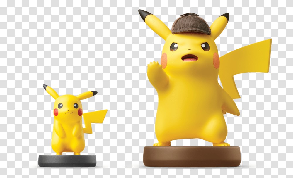 Giant Detective Pikachu Amiibo, Toy, Figurine Transparent Png