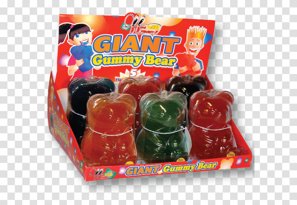 Giant Gummy Bear, Food, Candy, Sweets, Confectionery Transparent Png