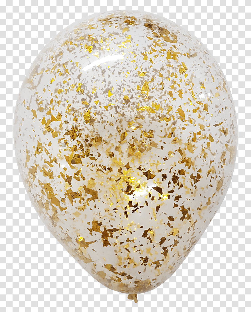 Giant Number Foil Gold Metallic Confetti Balloons Cluster 0 9, Plant, Food, Honey Bee, Insect Transparent Png