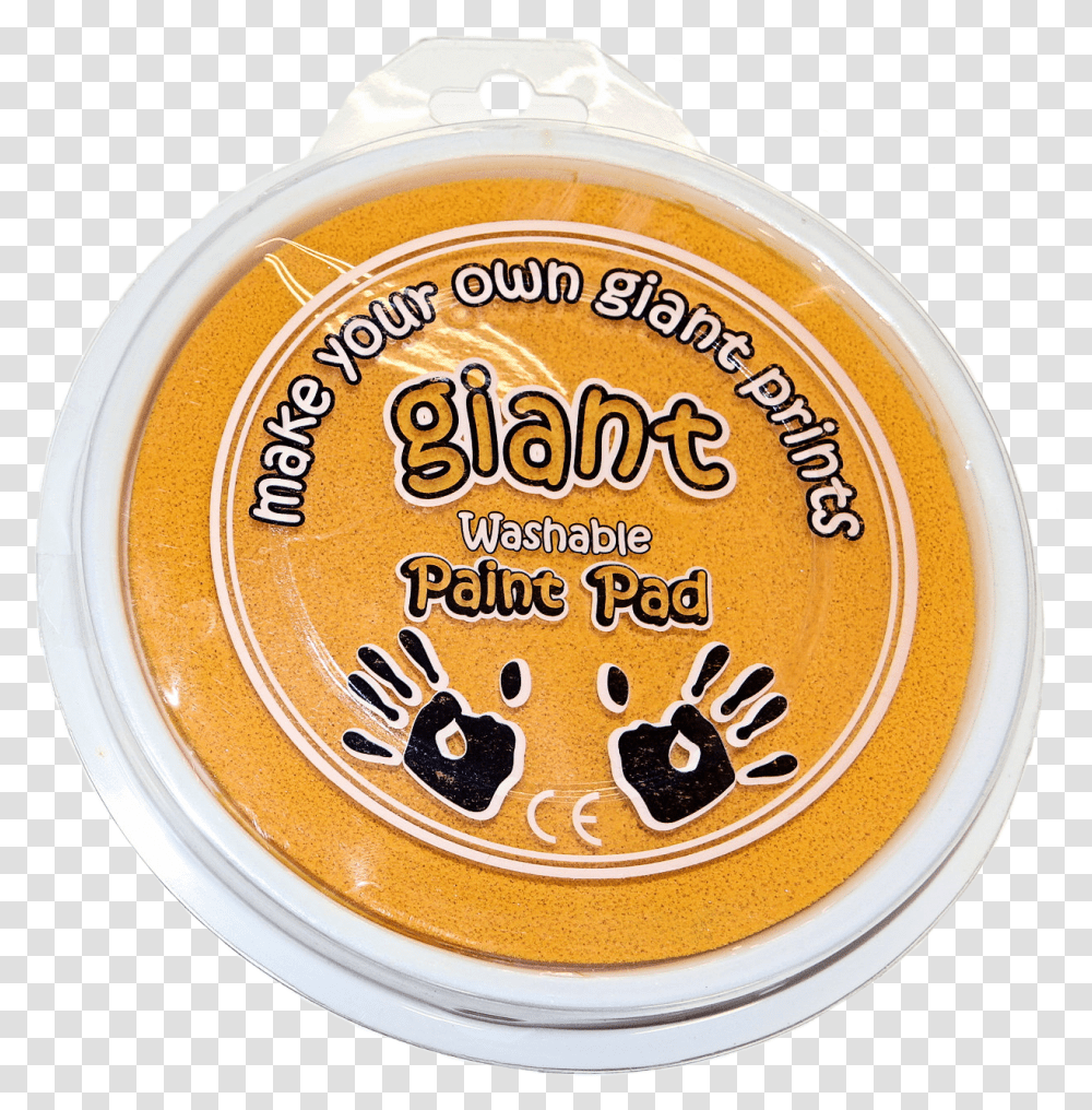 Giant Paint And Inking Pad Yellow Eye Shadow, Logo, Trademark, Badge Transparent Png