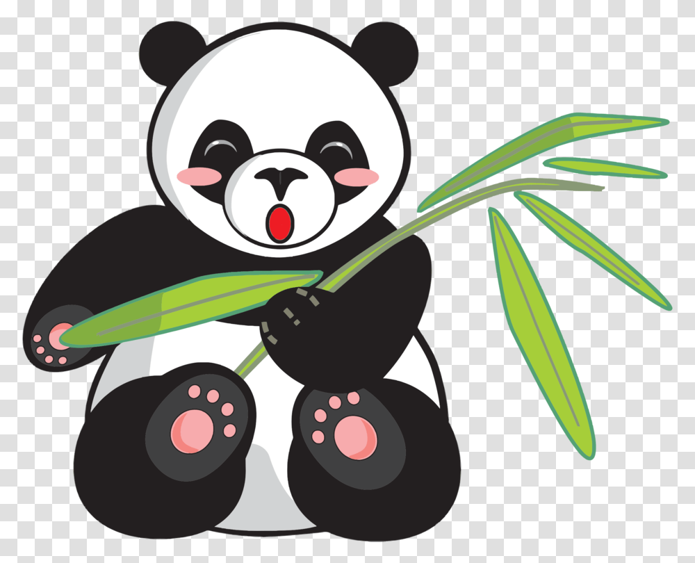 Giant Panda Bear Download Drawing Cuteness, Plant Transparent Png