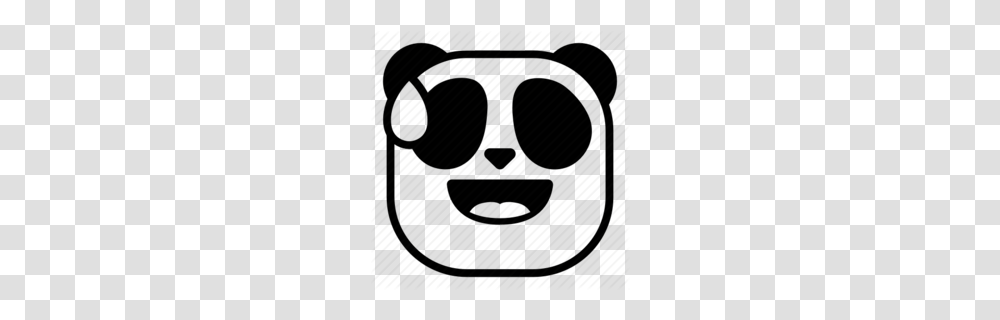 Giant Panda Clipart, Stencil, Head, Alien Transparent Png