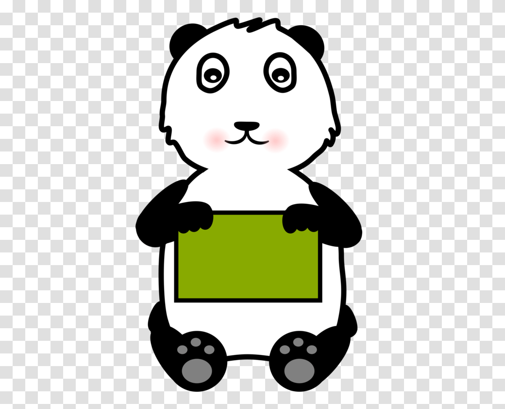 Giant Panda Computer Icons Bear Drawing Bamboo, Person, Human, Stencil, Silhouette Transparent Png